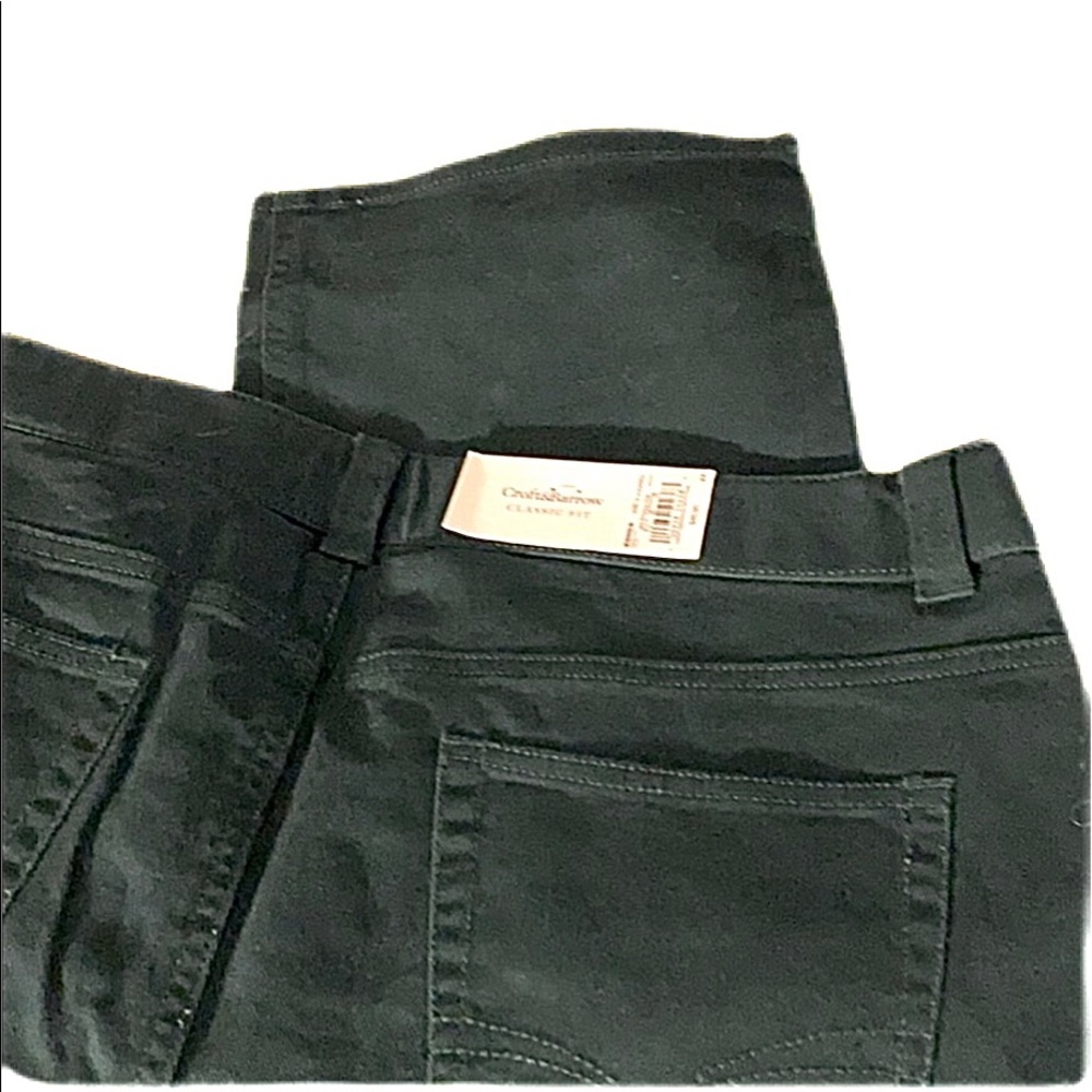 Green Slimming Classic Fit Straight Leg Jean
